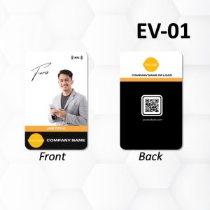 EvoVertical Card | NFC Premium Digital Business Card | Business Name Card Custom Design | Smart Business Card