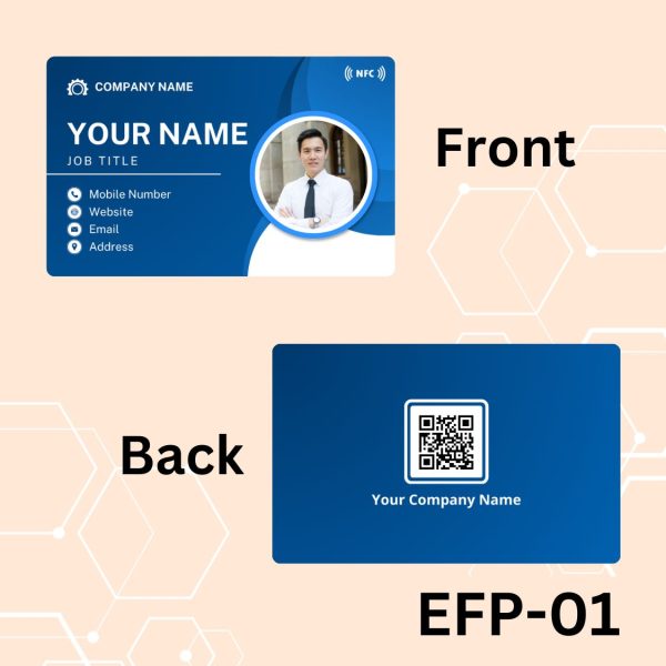 EvoFusion Portrait Card | NFC Digital Business Card