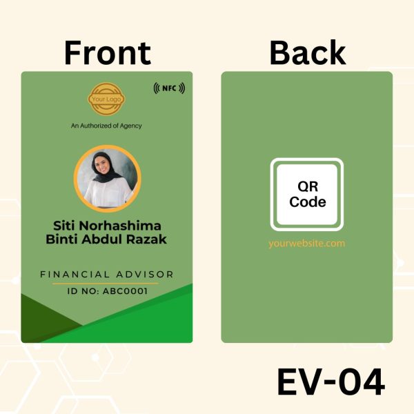 EvoVertical Card | NFC Premium Digital Business Card | Business Name Card Custom Design | Smart Business Card - Image 8