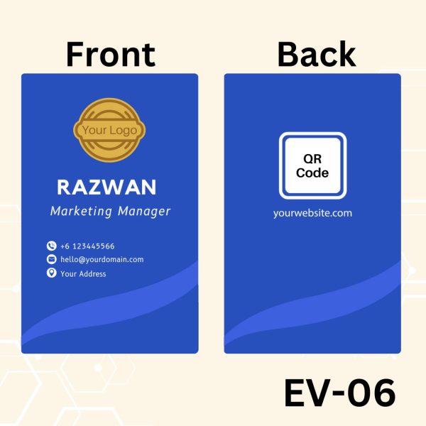 EvoVertical Card | NFC Premium Digital Business Card | Business Name Card Custom Design | Smart Business Card - Image 6