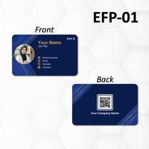 EvoFusion Portrait Card | NFC Digital Business Card
